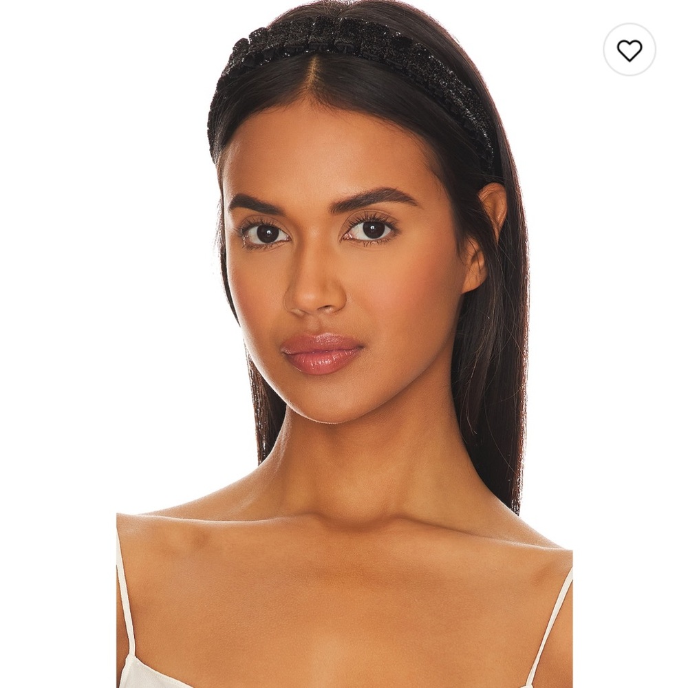 Brand new black headband with tag